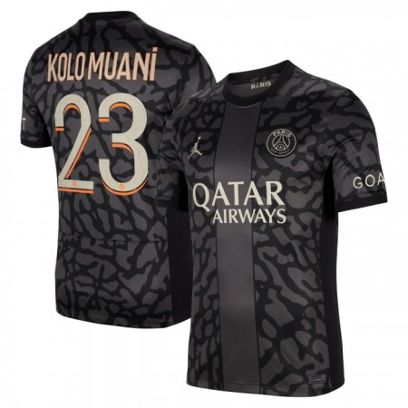 Fotbalové dres Paris Saint-Germain Kolo Muani 23 Alternativní 2023-24 Krátký Rukáv